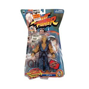 NIB New 2005 Street Fighter Akuma Player 2 Action Figure Capcom Collectible